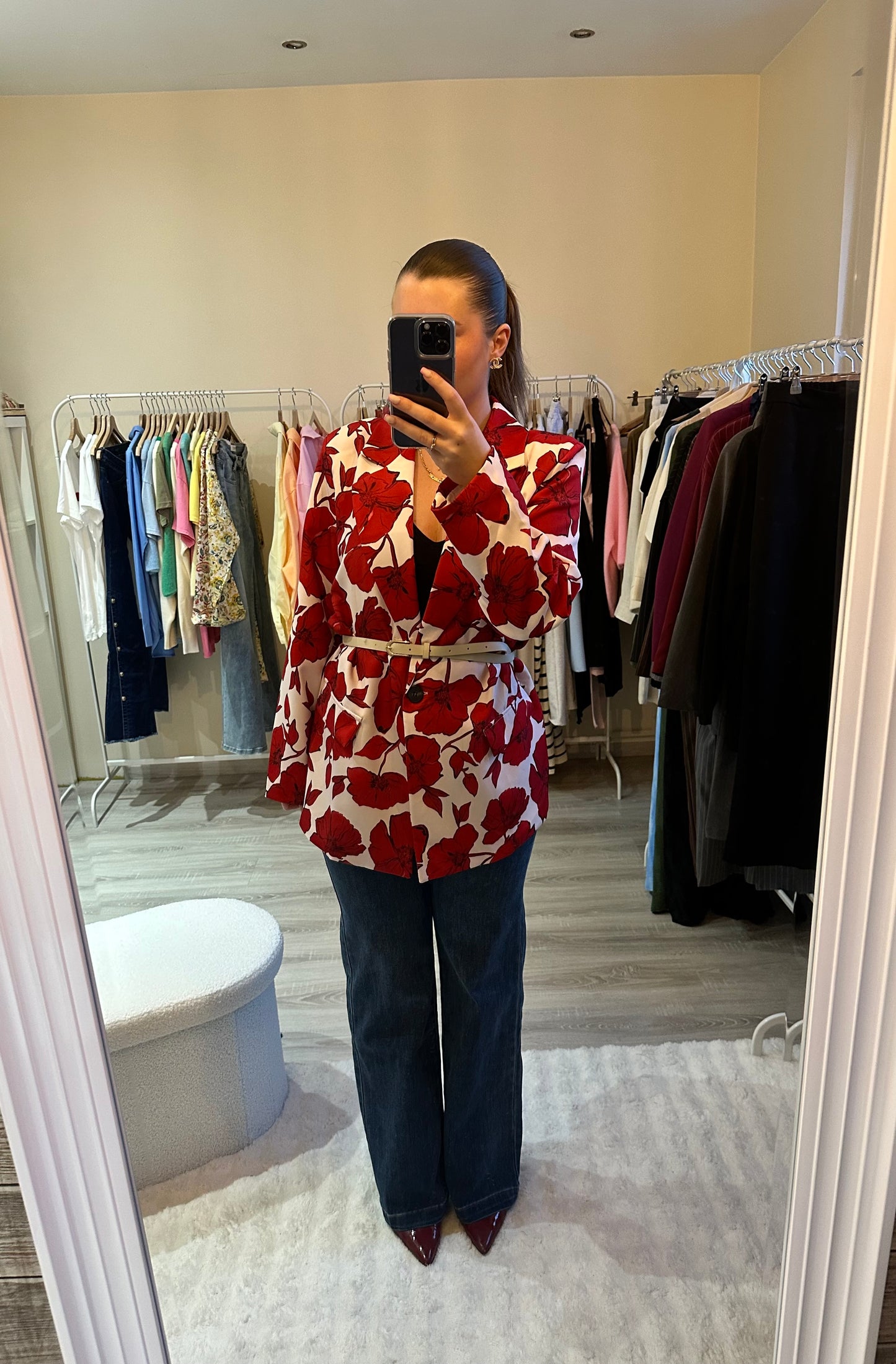 Blazer Rosa rouge