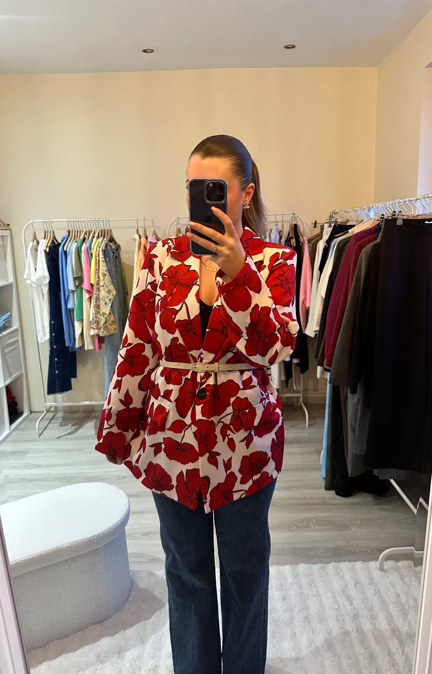 Blazer Rosa rouge