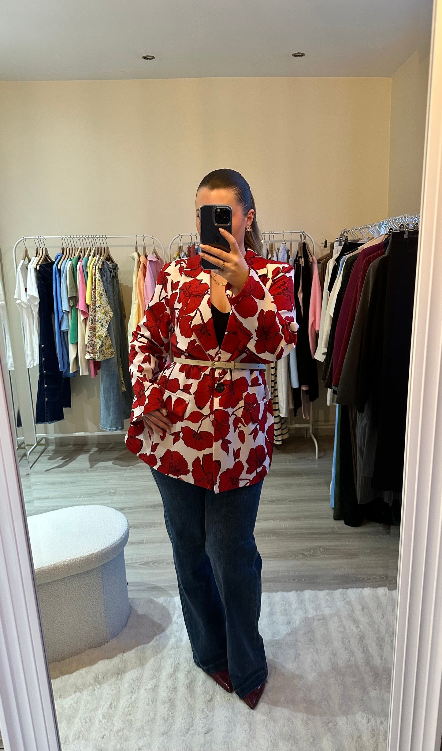 Blazer Rosa rouge